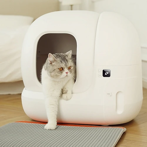 Pet Products Automatic Self Cleaning Litter Box For Cats Accessories Intelligent Plastic Cat Toilet PETKIT Cat Litter Box