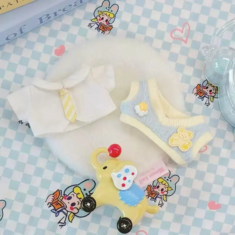 10cm Cotton Doll Dress-Up Clothes Beihai Love College Wind Series Exquisite Baby Humanoid Doll Outfit for Toy Dolls Accessories