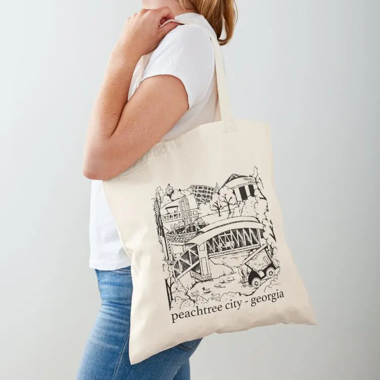 Peachtree City, Georgia Souvenir Tote Bag large tote hand ladies custom