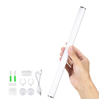 LED Eye Protection Light USB Charging Bedside Lamp Touch Switch Mirror Light Dimmable Cordless IP44 Waterproof for Home Bathroom
