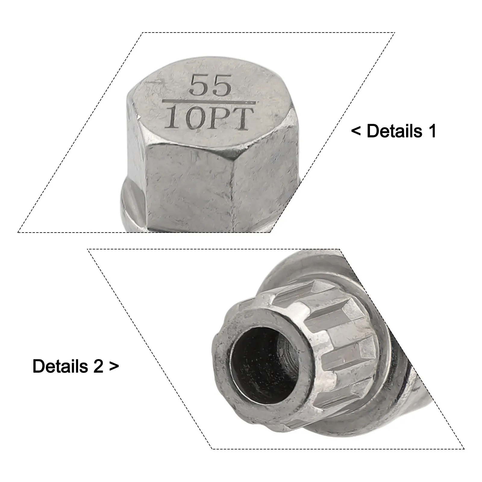 

Locking Lug Nuts Car Wheel Lock For Vehicle Security High Universality Metal Wheel Lock Pointy Teeth For Golf For Passat