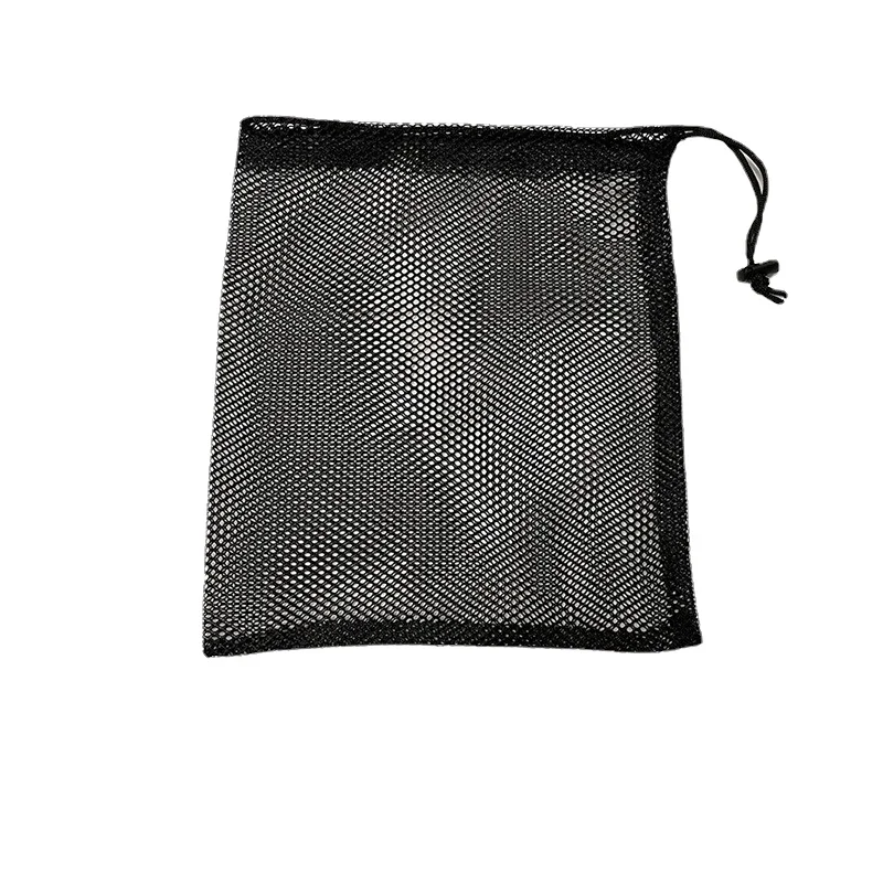 1PC Durable Nylon Mesh Drawstring Storage Pouch Bag Stuff Sack Multipurpose Home Outdoor Travel Activity Pouch Laundry Bag
