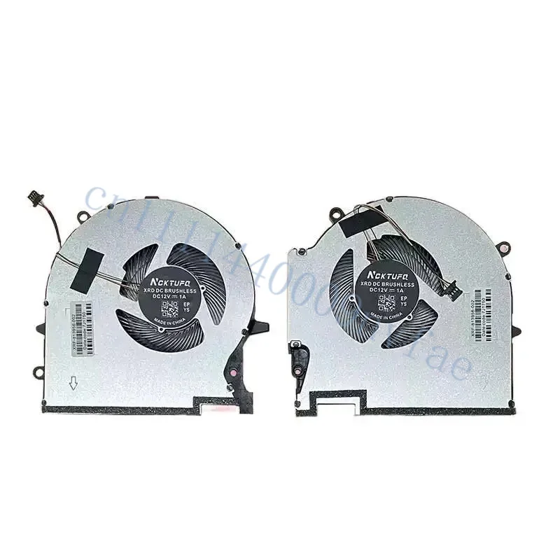 New Original Laptop Cooling CPU+GPU Fan for HP Omen 7 8 9 Plus 17-CK CM TPN-Q266 fan M78888-001 M78889-001 0.2