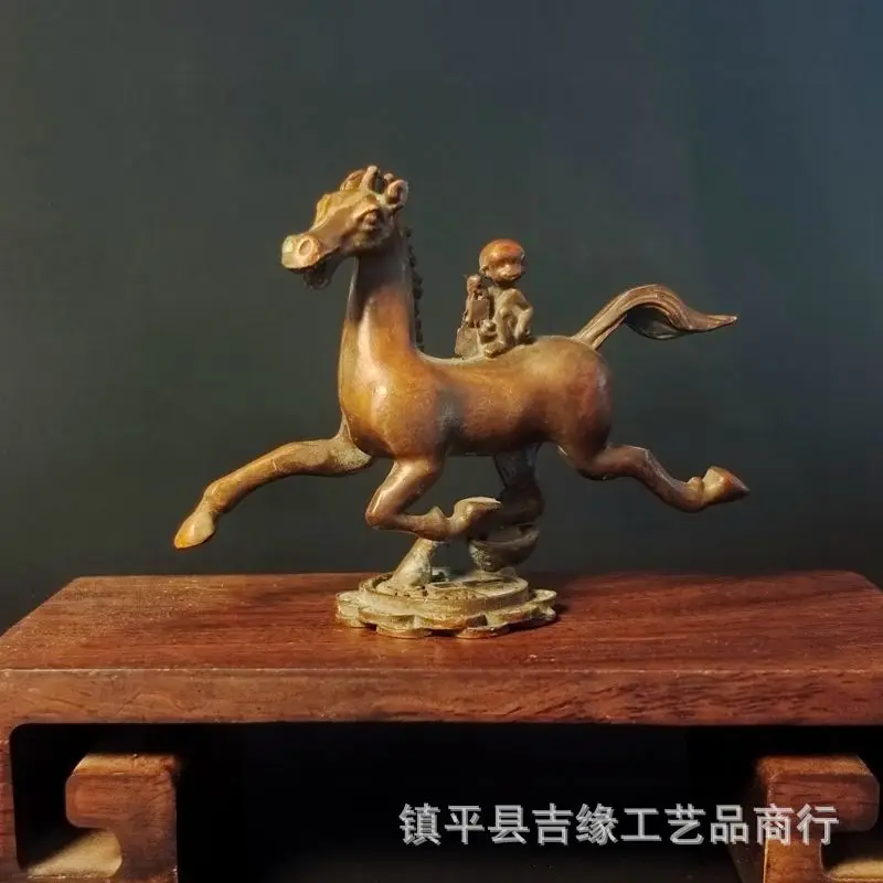 Wholesale Two Pieces Price Horse Stepping on a Flying Swallow Go to Win Chinese Zodiac Horse Nostalgic Home Office Home Tea Orna