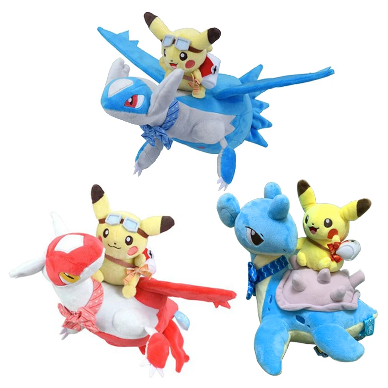 Pokemon Lapras Latios Latias Squirtle Charmander Bulbasaur Pokemoned Plush Toys Creative Claw Machine Stuffed Doll For Kid Gift