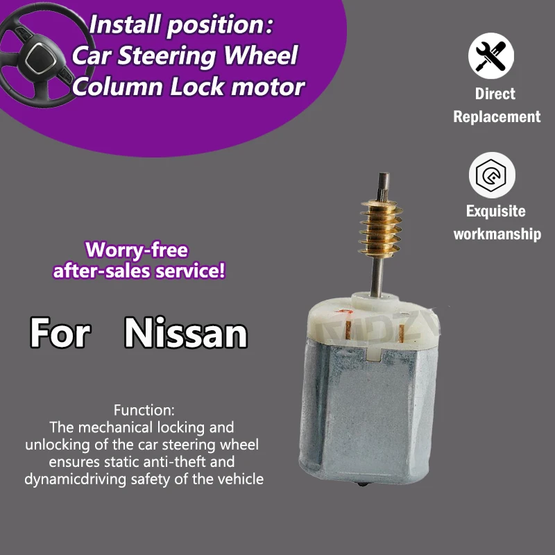 

AZGIANT 1020730 3M0757 For Nissan GT-R/Teana Altima MK5 Car Steering Wheel Column Lock 12V DC motor 4E062591/2B170674C