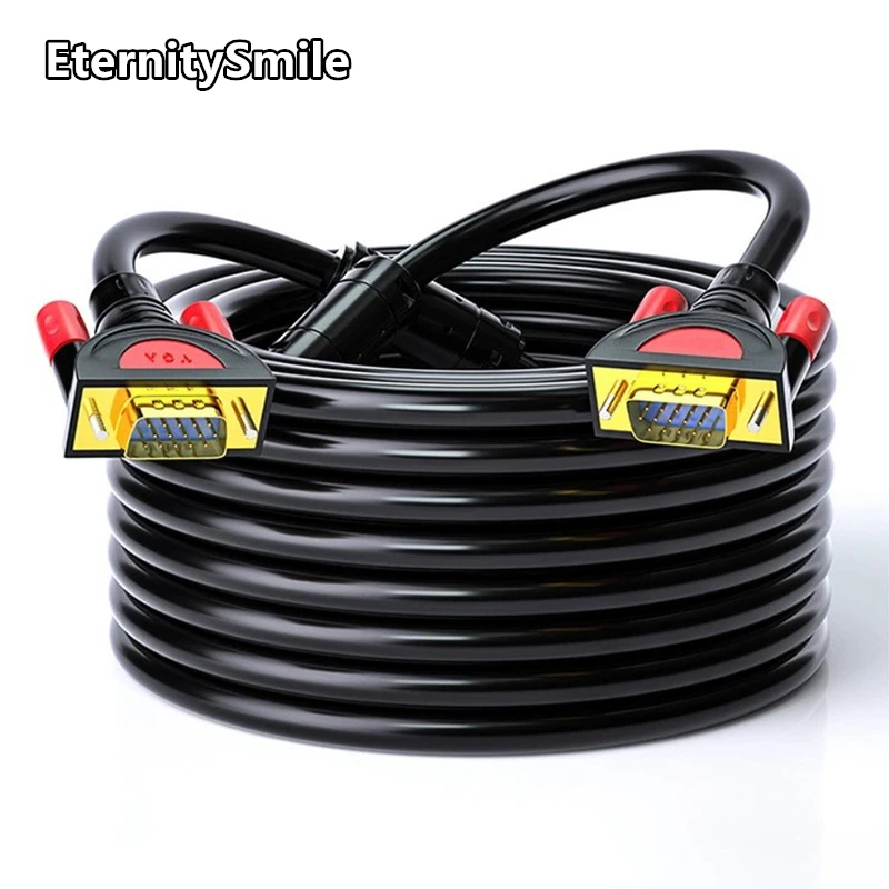 1.5/3/5/10M 1080P VGA Cable Male to Male VGA 3+9 Gold-plated Connector for PC Computer Projector HDTV Monitor Display