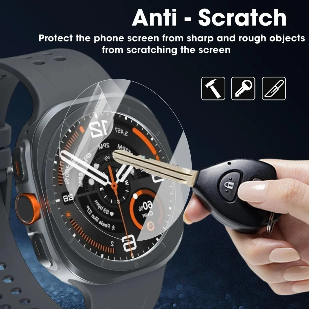 10-1Pcs Soft TPU Hydrogel Film for Samsung Watch 9 40mm 44mm Ultra 2 Screen Protector Full Coverage Anti-scratch Protective Film
