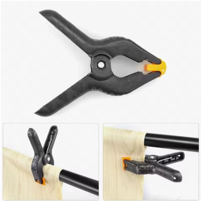 1pcs ﻿Strong Carpenter 2-9 inches Heavy Duty Plastic Spring Clamps Adjustable Woodworking Clamps Outillage Carpentry  Tools