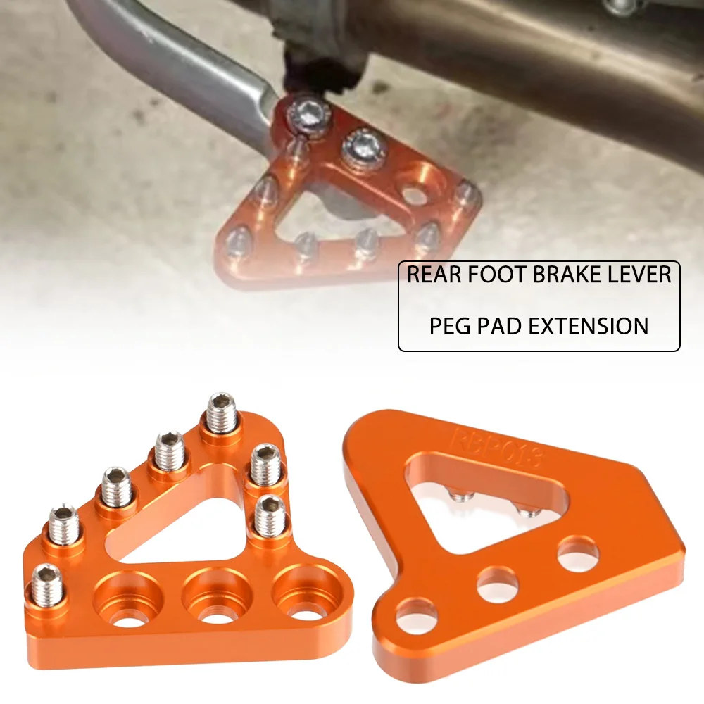 Rear Foot Brake Lever Peg Pad Extension Enlarge Extender FOR 690 DUKE SUPERMOTOR SMC 950 SUPERENDUROR 950 990 ADVENTURE S ADV