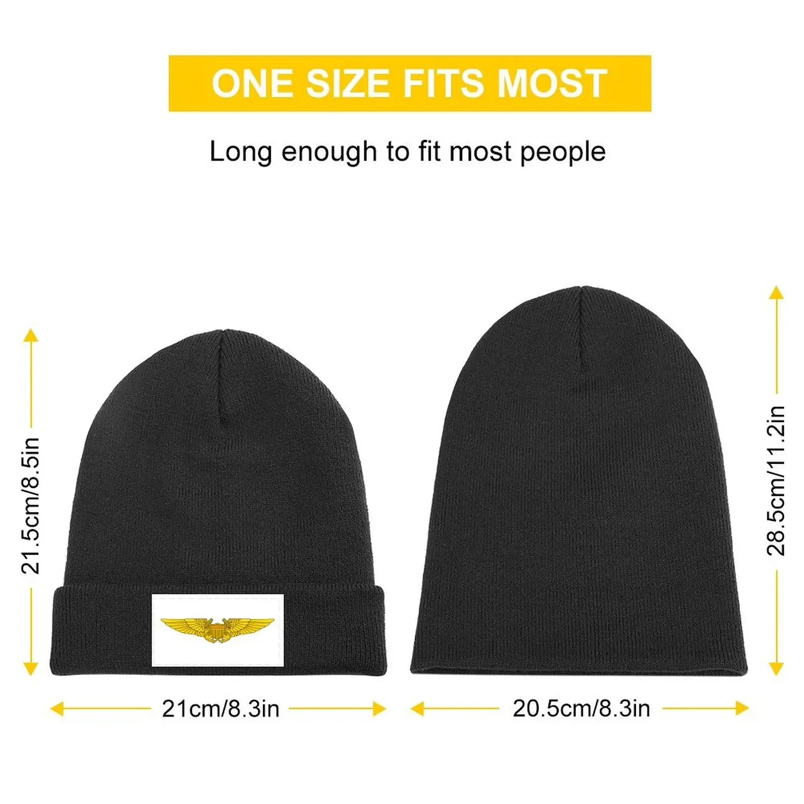 Naval Flight Officer Wings Knitted Cap Kids Hat Cosplay Streetwear New In Hat Woman Hats Men's