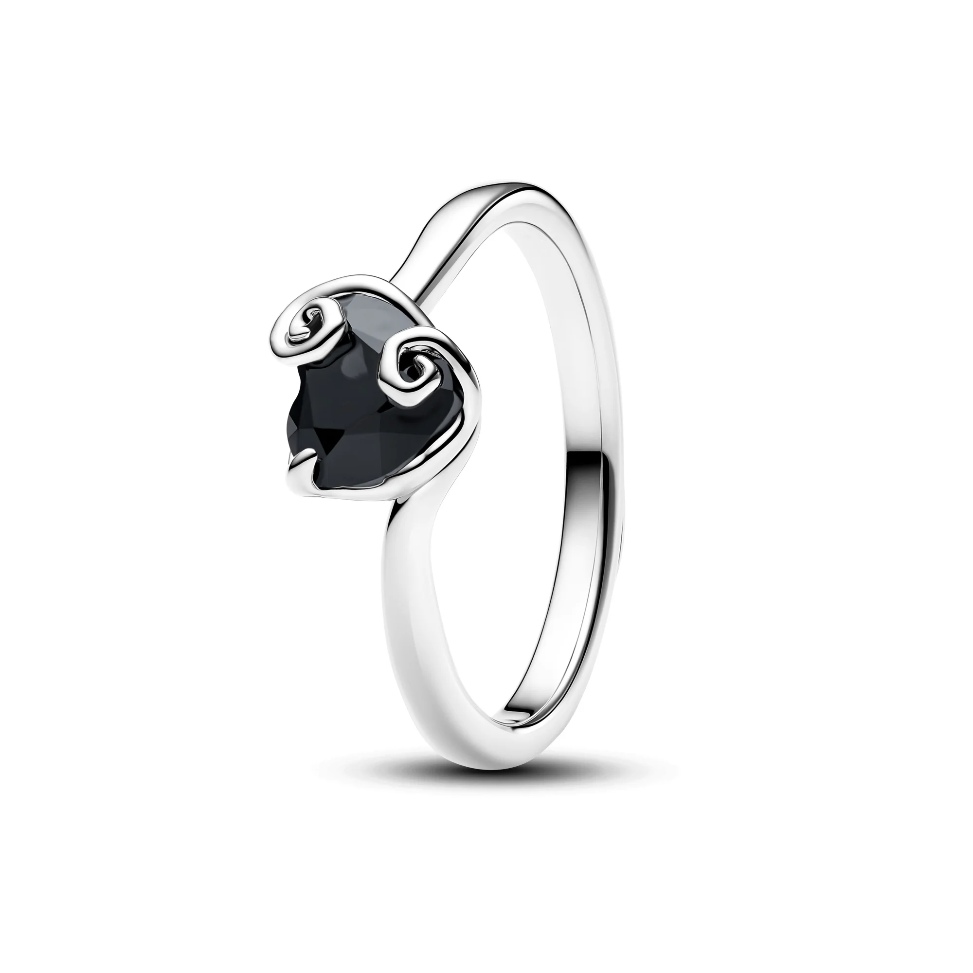 Personalized 925% sterling silver daily sparkling hollow design love zircon ring women's jewelry daily casual banquet wearing