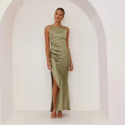 Bridesmaid Collection Bridesmaid Dresses For Women Wedding Party Guest Maxi Dress In Olive Green Birthday Dress Woman Sexy