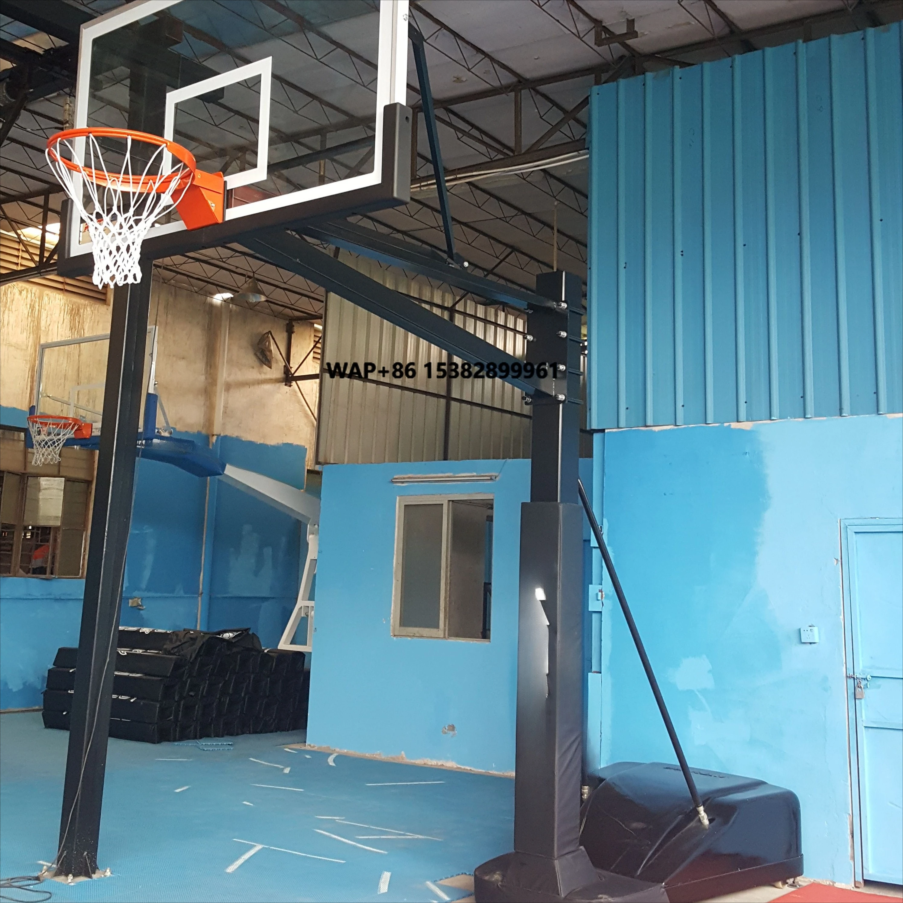 

Long Lifetime 72 Inch Basketball Moveable Stand Indoor Portable Basketball Hoop