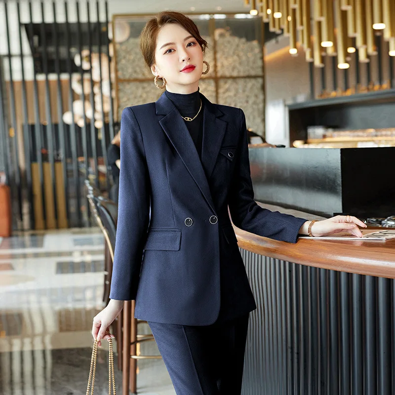 Business Suit Women's Spring and Autumn 2023 New High-End Temperament Formal Wear Workplace Work Clothes Women's Suit Jackets