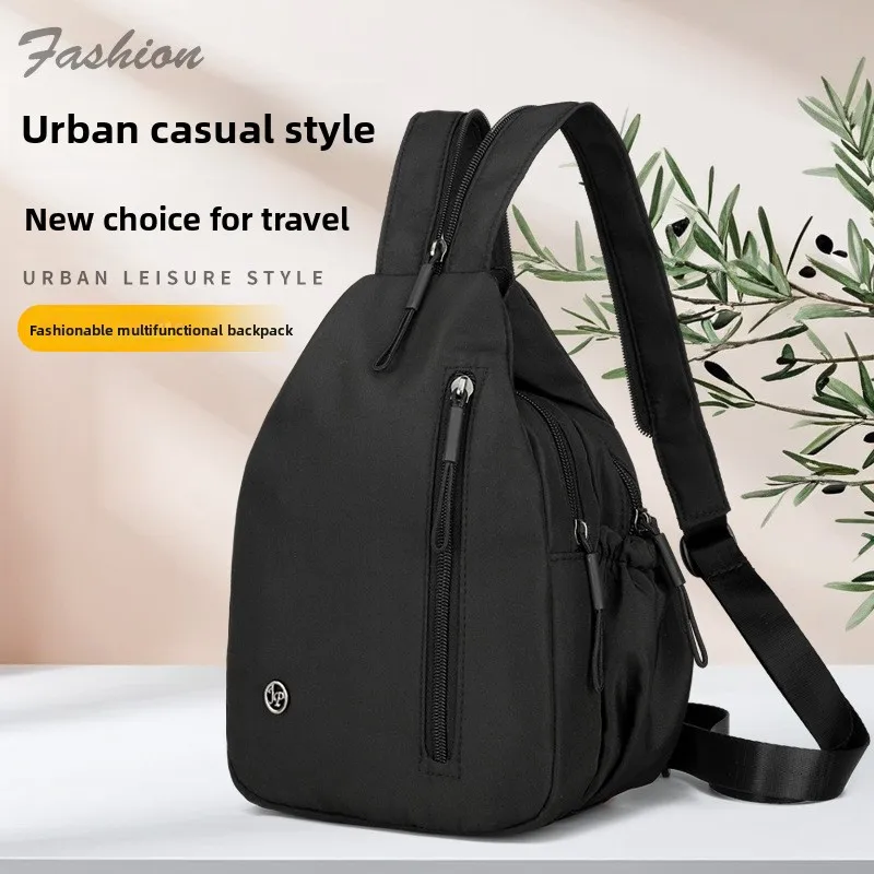 

Minimalist Multi-Functional Small Backpack Chest Crossbody Bag Suitable for Men and Women Travel Large Capacity Casual Backpack