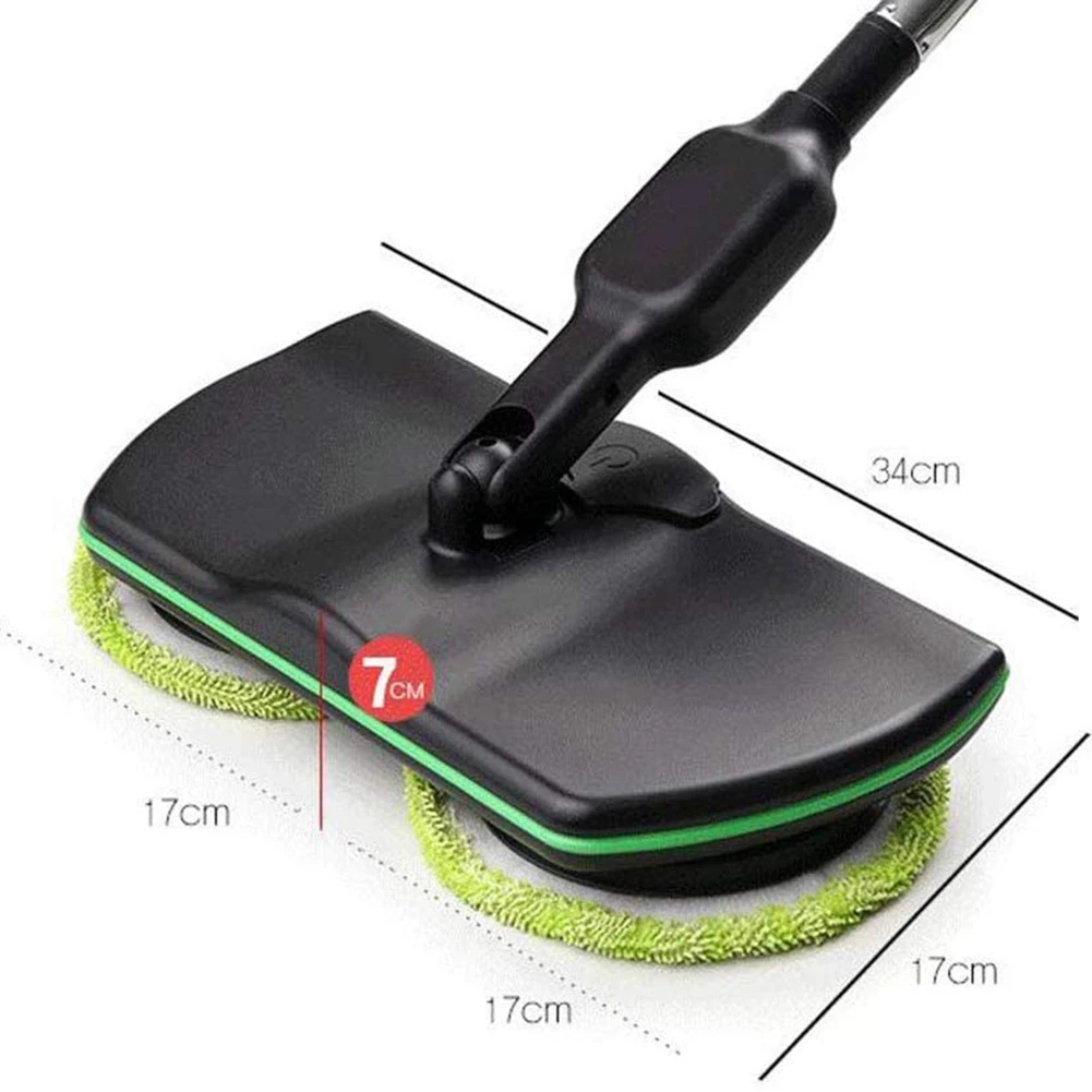 A17G 8Pcs Replacement Pad for Cordless Electric Rotary Mop Sweeper Wireless Electric Rotary Mop Scrubber Pad, Blue+Green