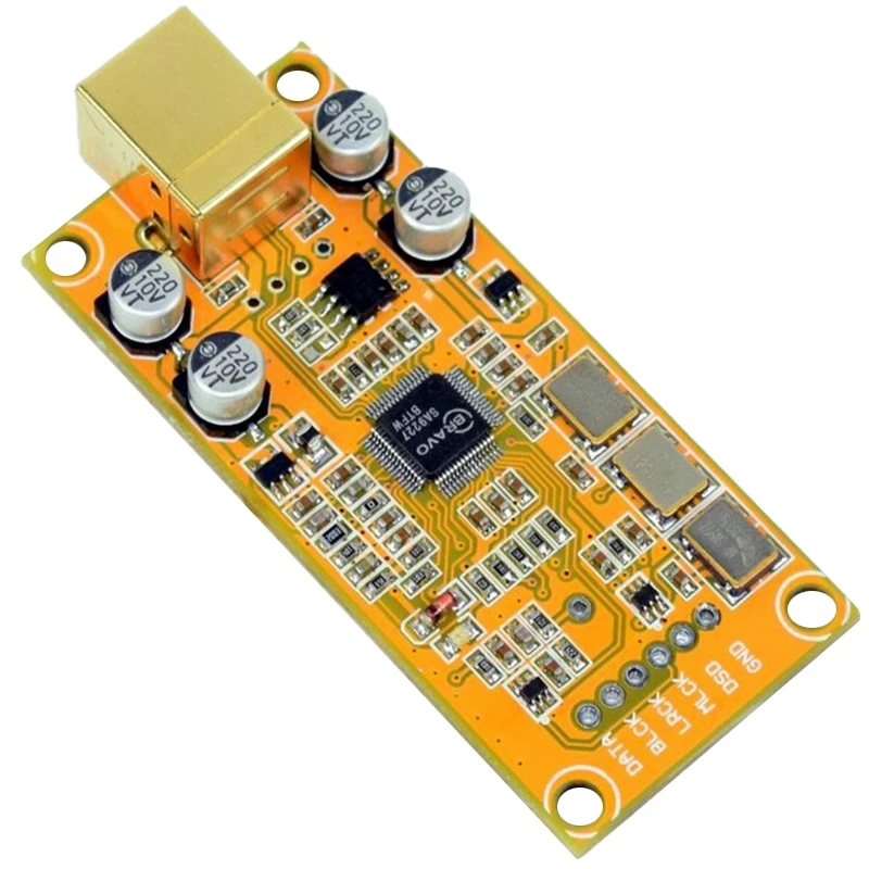 YJ00401 - SA9227 384K 32Bit DAC Daughter Card Support DSD256 Output Can Choose Native or