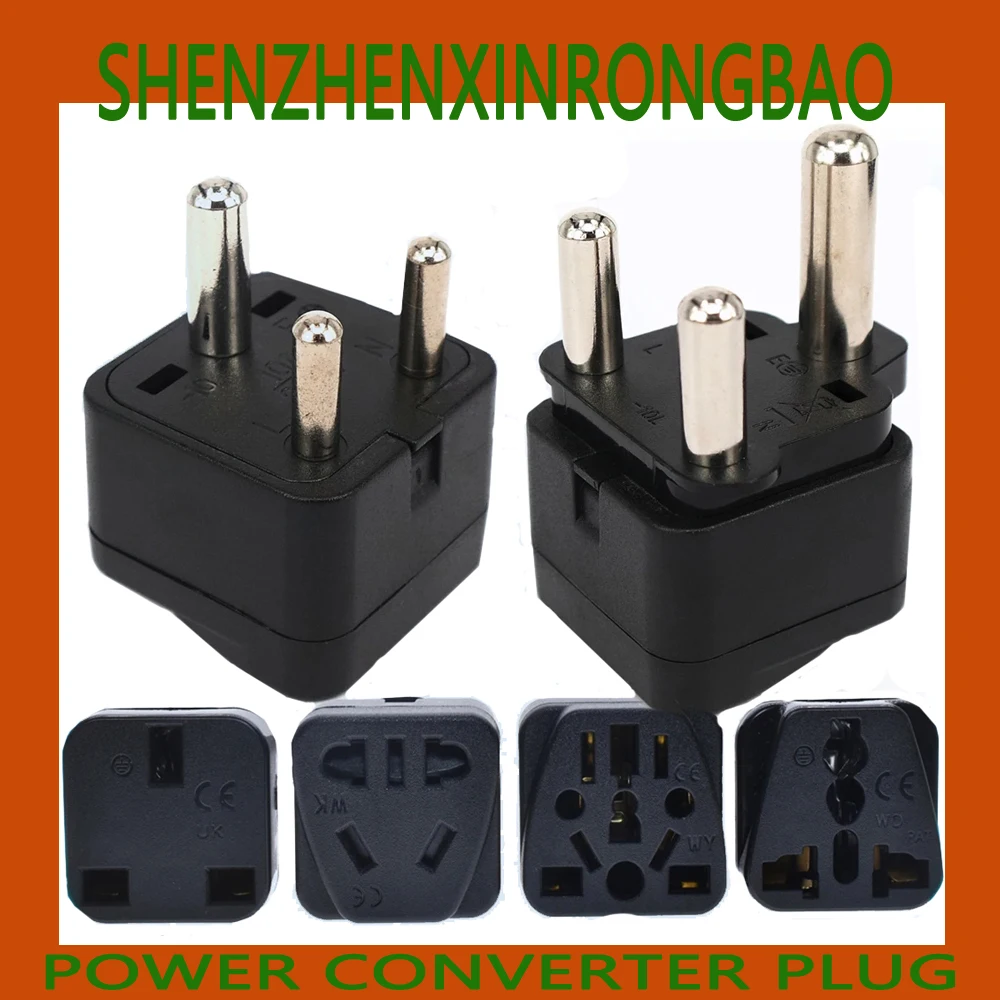 Universal Travel plug to UK,US,EU,small South Africa plug,AC power outlet,adapter,Nepal,India,Sri Lanka Big South Africa 15A/10A