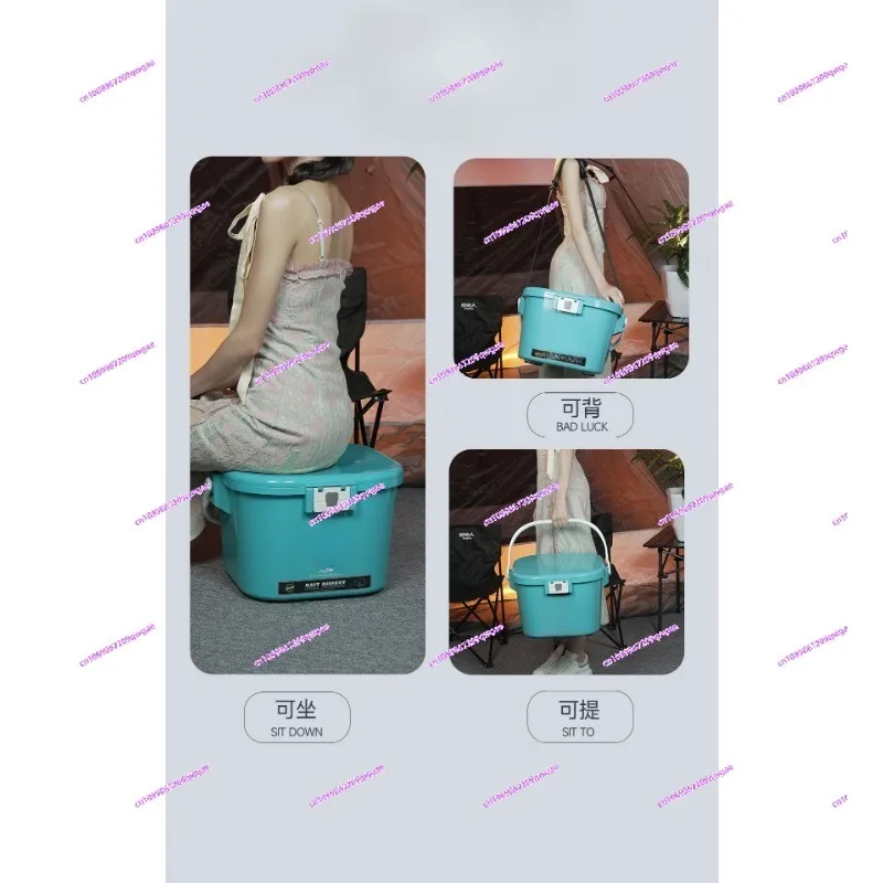 Multifunctional bait bucket four-piece portable loose cannon basin