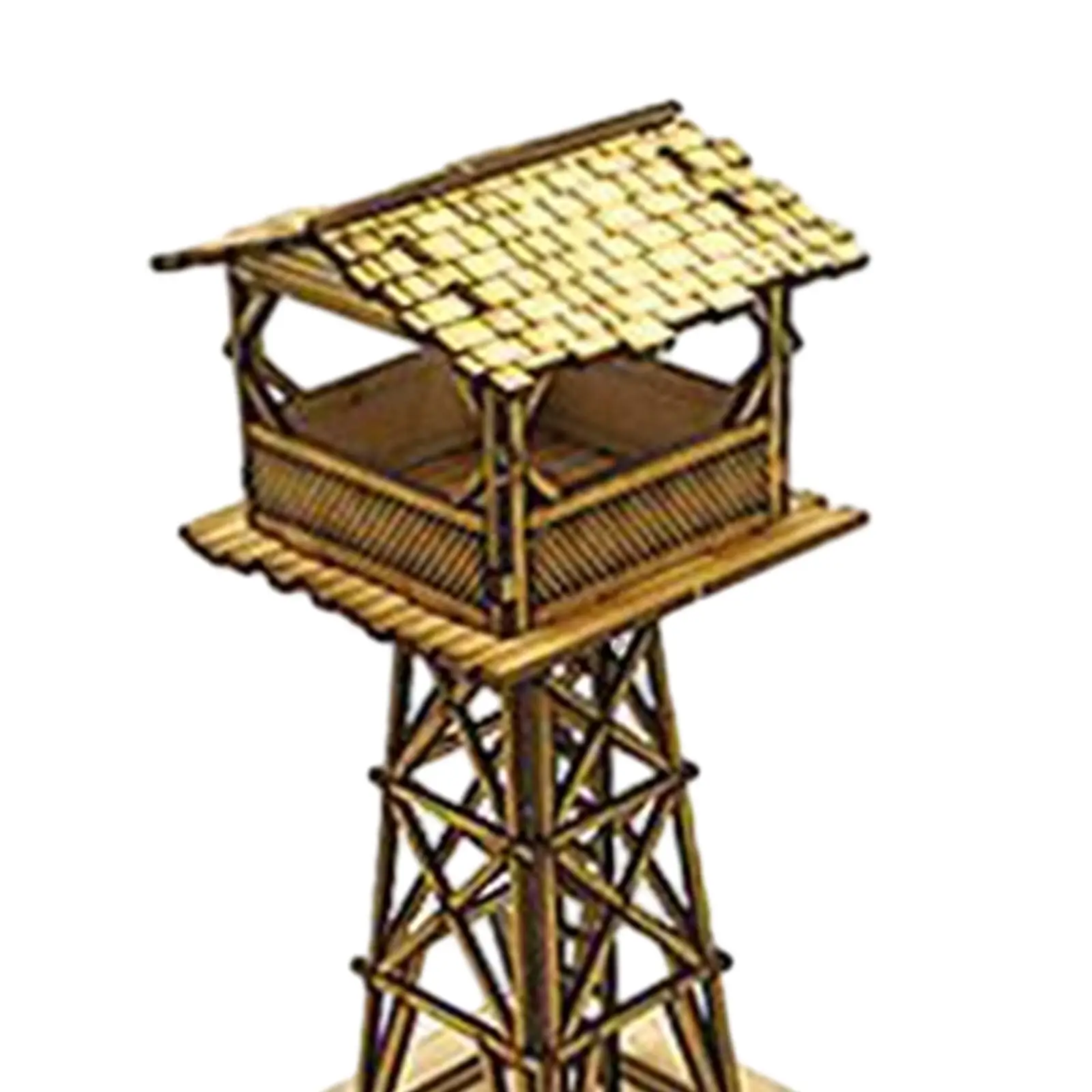 1/72 Zestawy modeli budowlanych Watchtower do dekoracji akcesoriów do modeli architektury