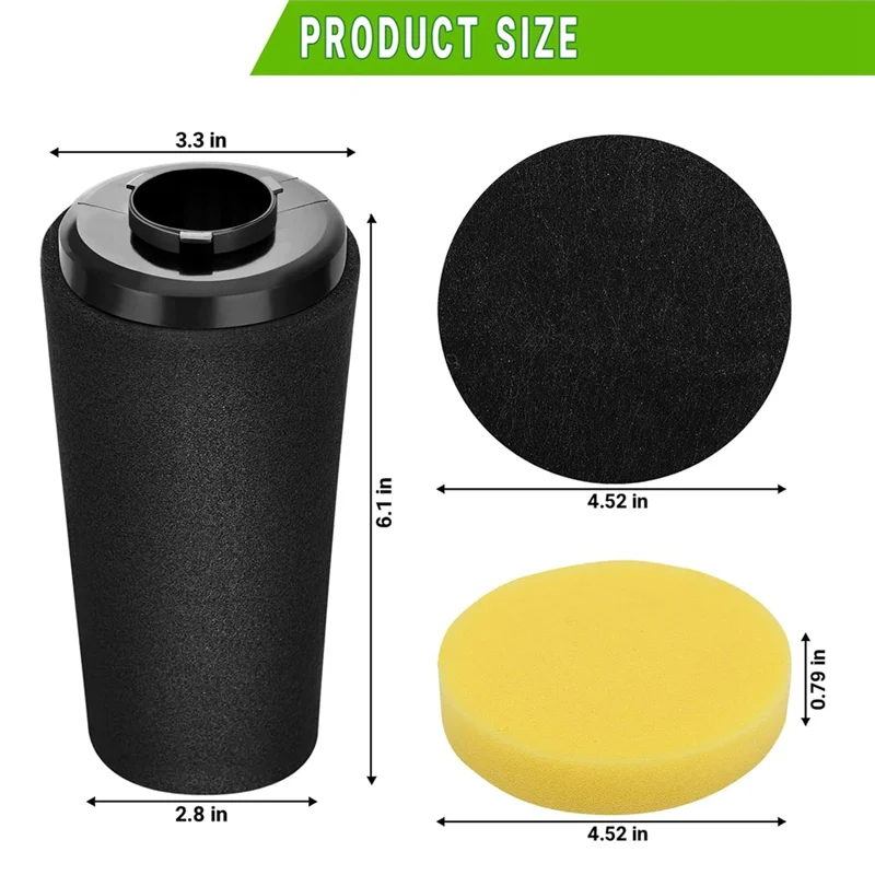 Sostituzione del filtro LITE-F112, intrappolamento degli odori pre-motore e confezione da 2 filtri di ingresso per Dirt Devil Endura UD20120NC UD70161