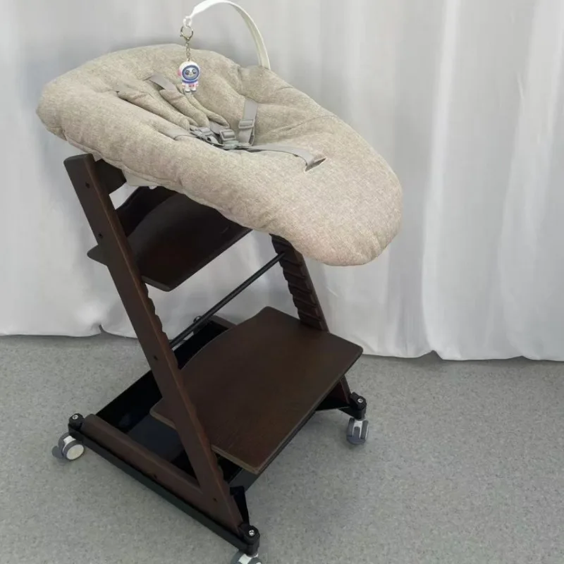 Wielofunkcyjne krzesełko do karmienia dla niemowląt, konwertowalne łóżeczko dla noworodka i siedzisko do karmienia z nosidełkiem dla niemowląt 0-6 miesięcy, przenośny spaniówka