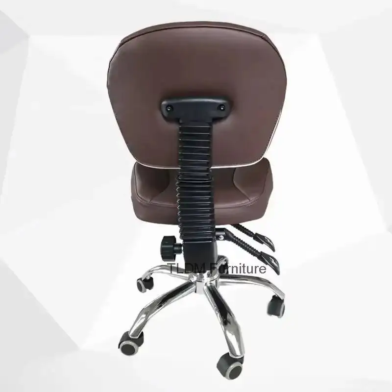 Explosion-proof Beauty Backrest Light Beauty Stool Pulley Luxury Salon Special Barber Rotation Lift Chairs Hairdressing Chair L