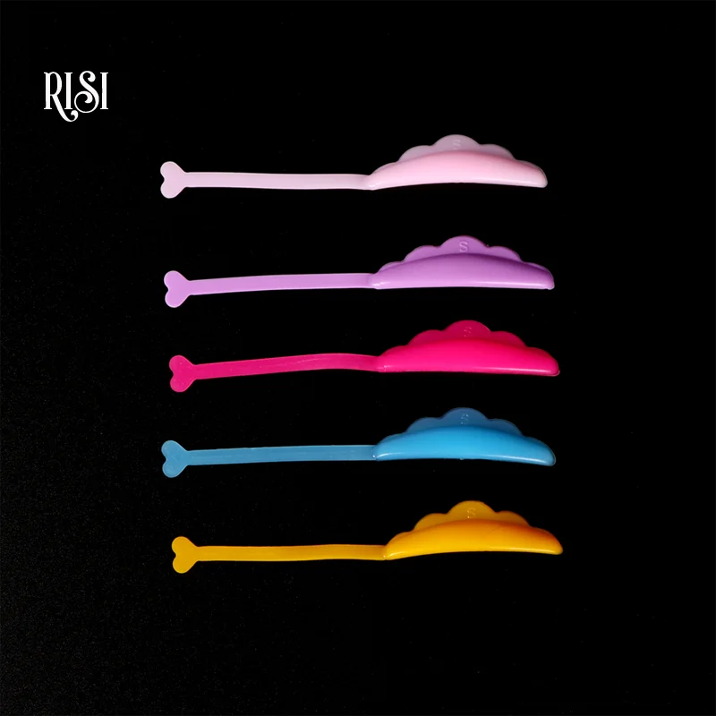 

RISI 2 IN 1 Reusable Lash Lift Shields Pad With Ribbons Eeyelash Curling Silicone Curler Lash Lift Accessories Applicator Tools