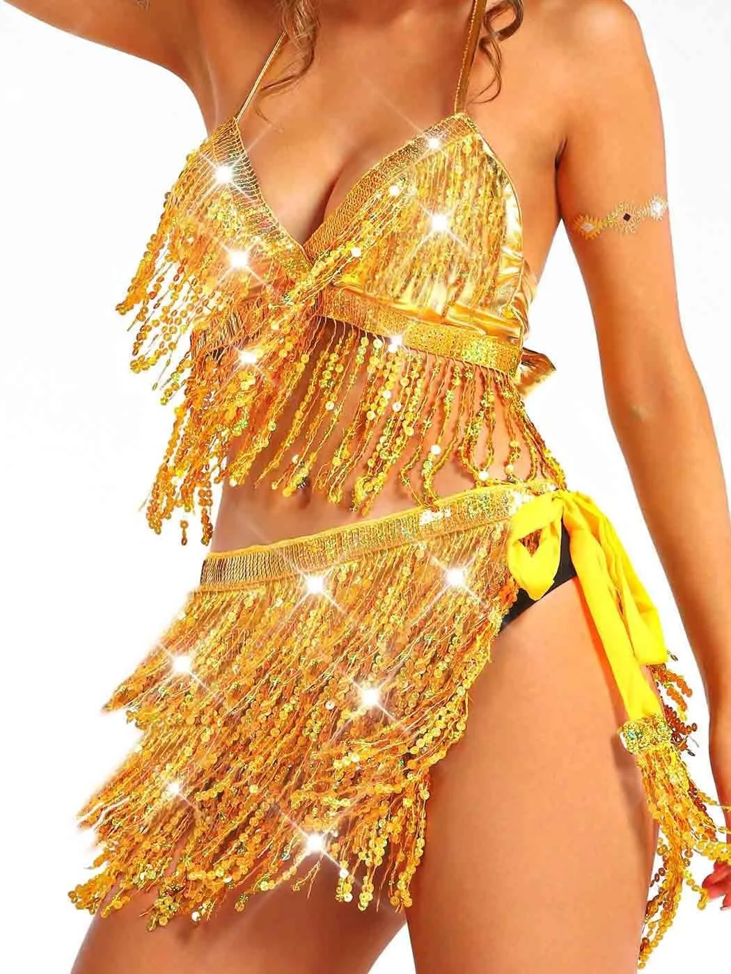 um-conjunto-de-trajes-de-danca-com-detalhes-brilhantes-e-babados-um-fato-de-danca-do-ventre-com-lantejoulas-adequado-para-festivais-de-musica-de-halloween-e-bailes-de-formatura