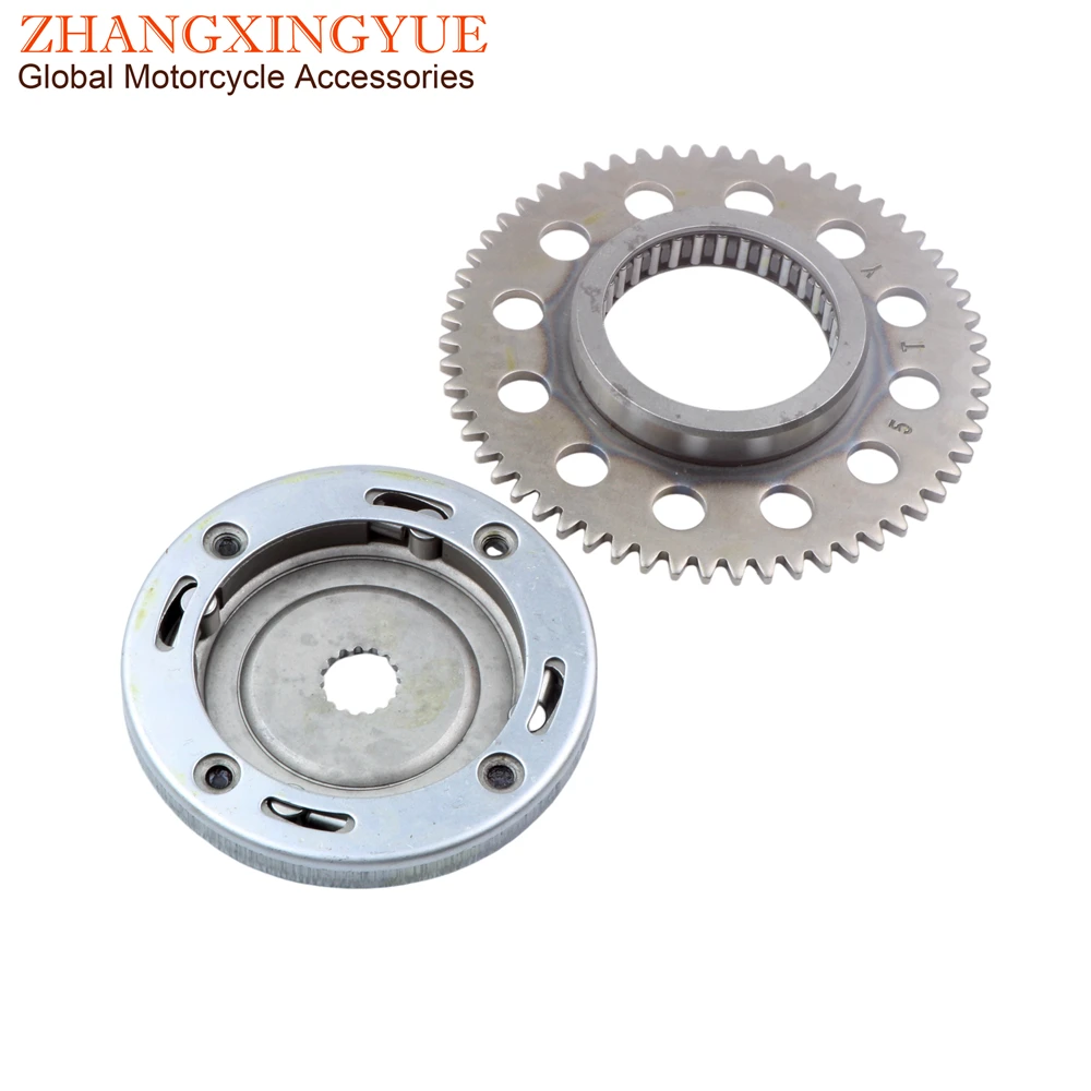 Scooter The Starter Clutch And Gear For Yamaha Bws125 Zuma125 YW125 NXC125 Cygnus-X BWS Zuma YW 125cc 5TY-E5570-01 5TY-E5524-00 