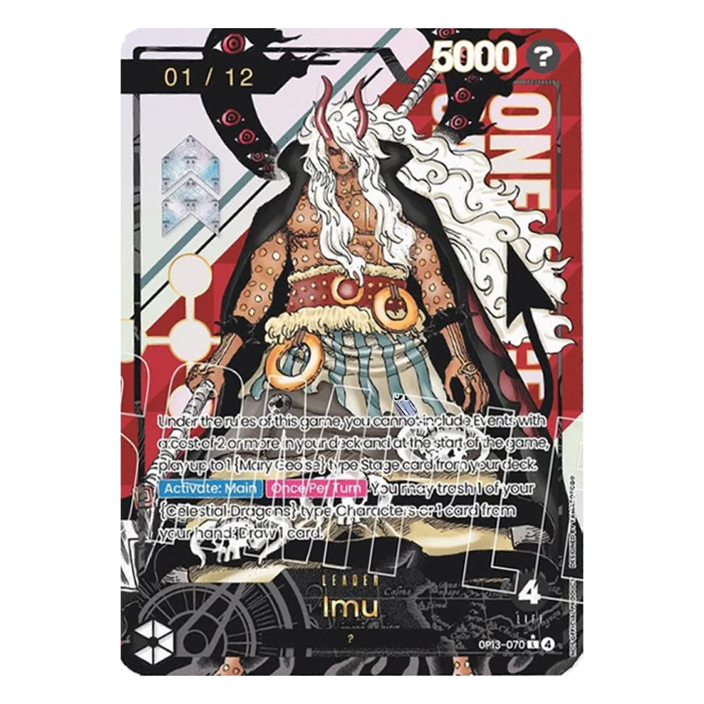 One Piece TCG Karten Anime-Spiel Imu Enel Teach Nami Yamato etc. DIY Benutzerdefinierte Hobby-Sammelkarten Brettspiel Leader-Karten Holografisch – Detail 1