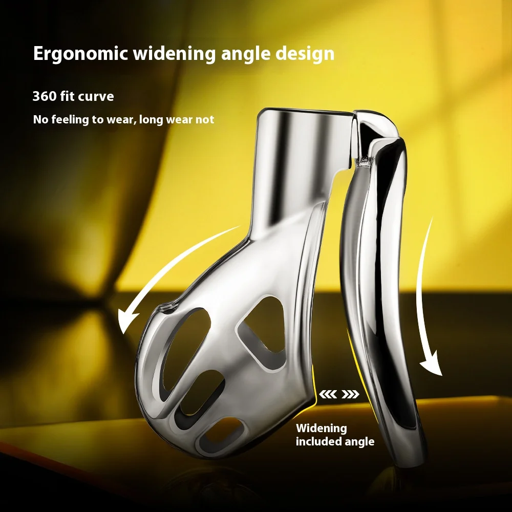 3 Rings Stainless Steel Chastity Cage Erotic Urethral Locks with Belt Metal Dick Lock Bondage BDSM Gay Men Sex Toy Adult Toy 18+ - Image 6