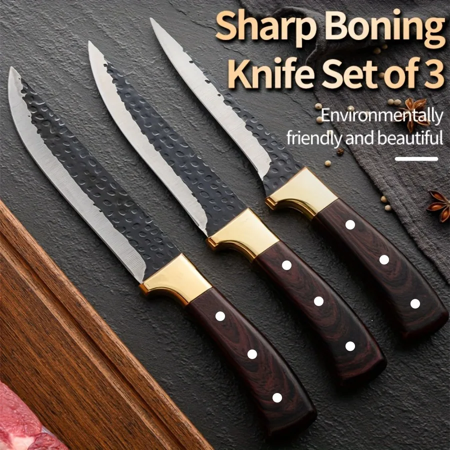 Cortadora de carne ultra afilada: hecha a mano para recortar precisos y carne y pescado deshuesados: una herramienta de cocina doméstica U9195