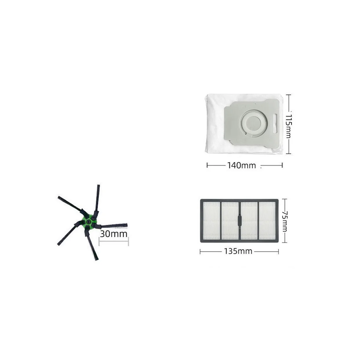Repuesto para robot aspirador S9 (9150) S9+ S9 Plus (9550) Serie S S9 S9+
