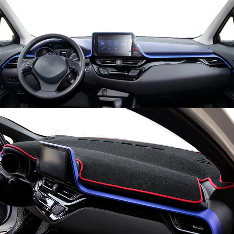 

Car Accessories For Toyota C-HR CHR 2016 2018 2019 2020 2021 2022 2023 Dashboard Cover Mat Dashmat Dash Sun Shade Protect Carpet