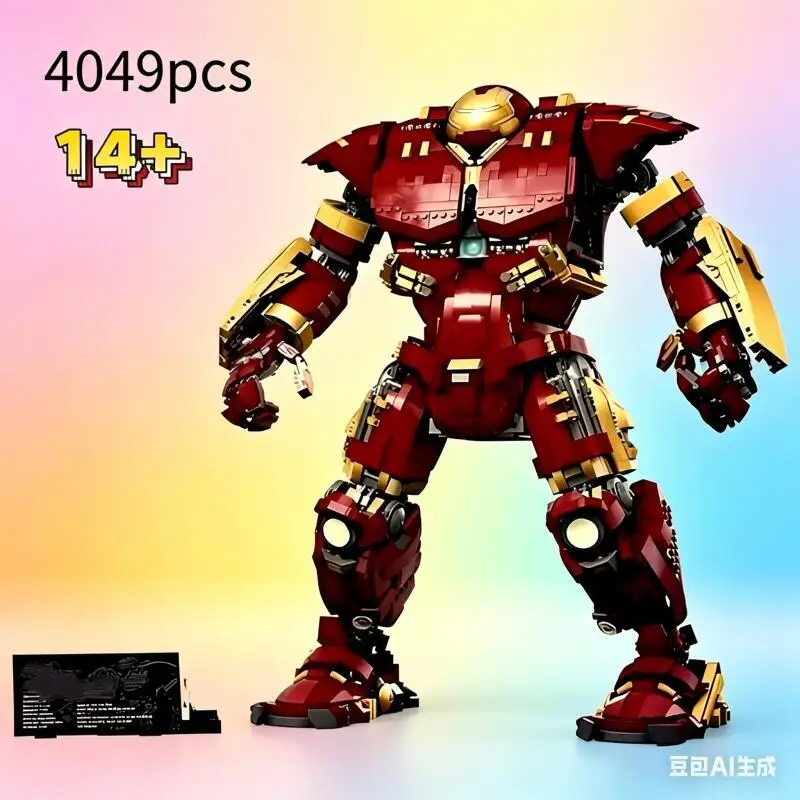 

Новинка! 4049 деталей. Серия New Hero. Гигантский робот MK44. Конструктор. Модель 76210. Подарок для детей на праздник.