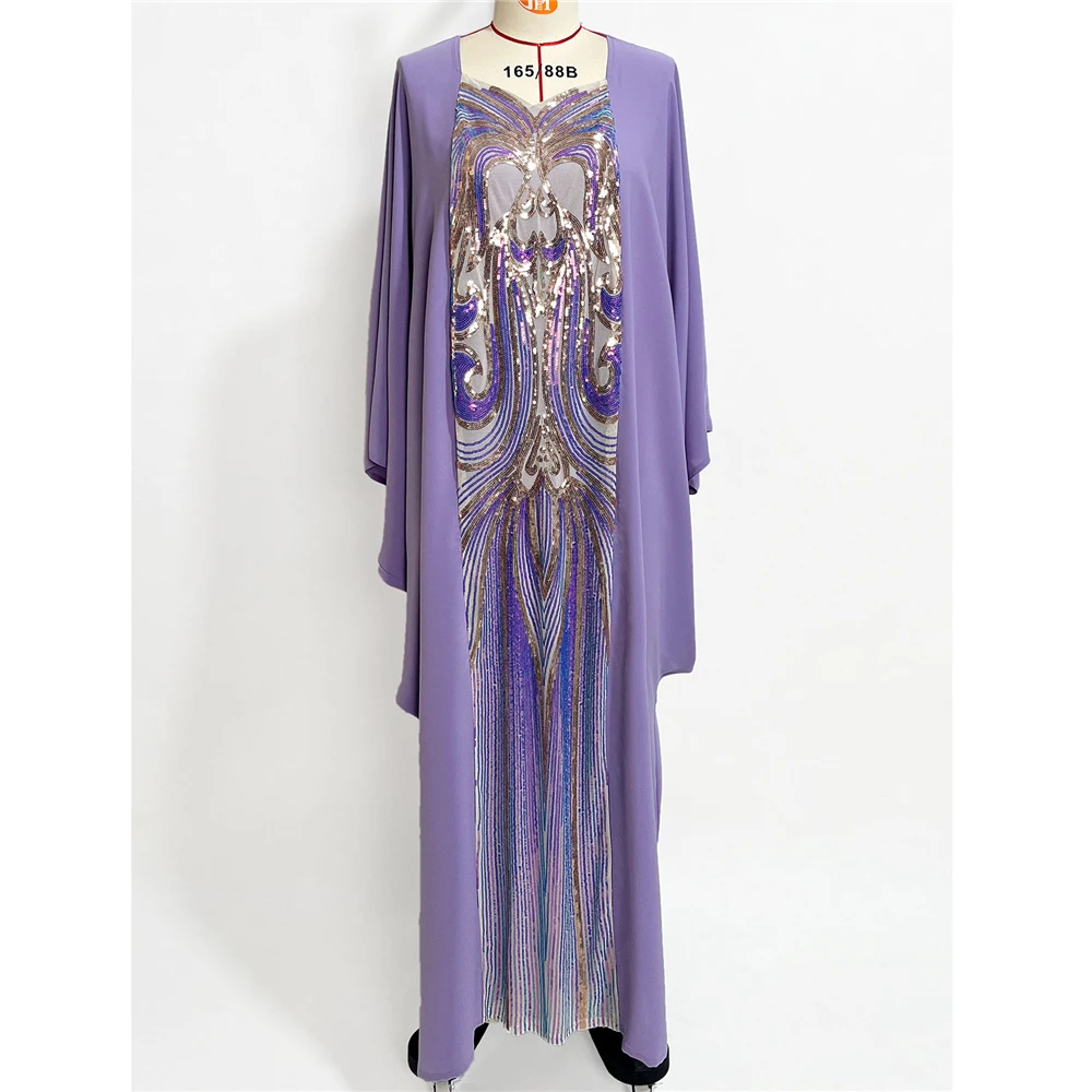 Eid mubarak djellaba lantejoulas manga morcego abaya feminino vestido muçulmano turquia dubai kaftan femme musulman vestidos caftan marocain robe