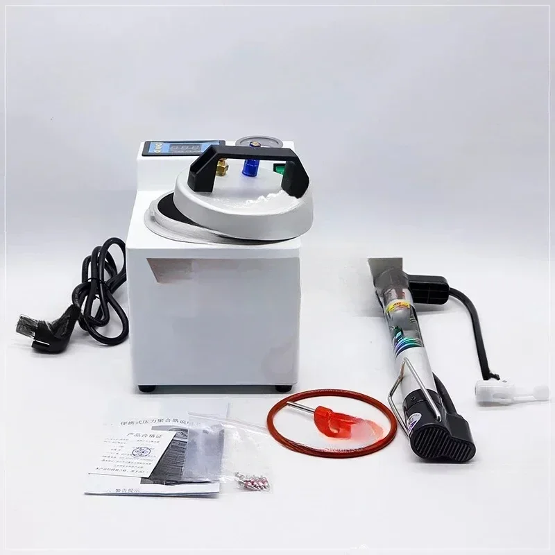 

Dental Lab Automatic Polymerizer Portable Curing Pressure Pot Polymerizing Digital Display Adsorption Silicone Rubber Repair