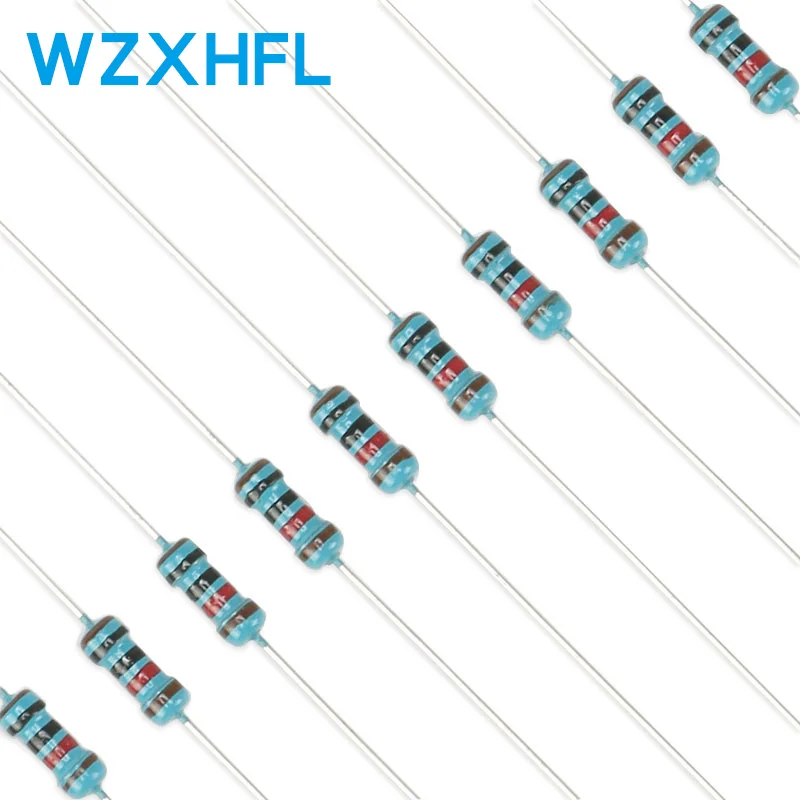 100 Stuks 100 Ohm 1/4W 100K Metaalfilmweerstand 100Kohm 0.25W 1% Rohs