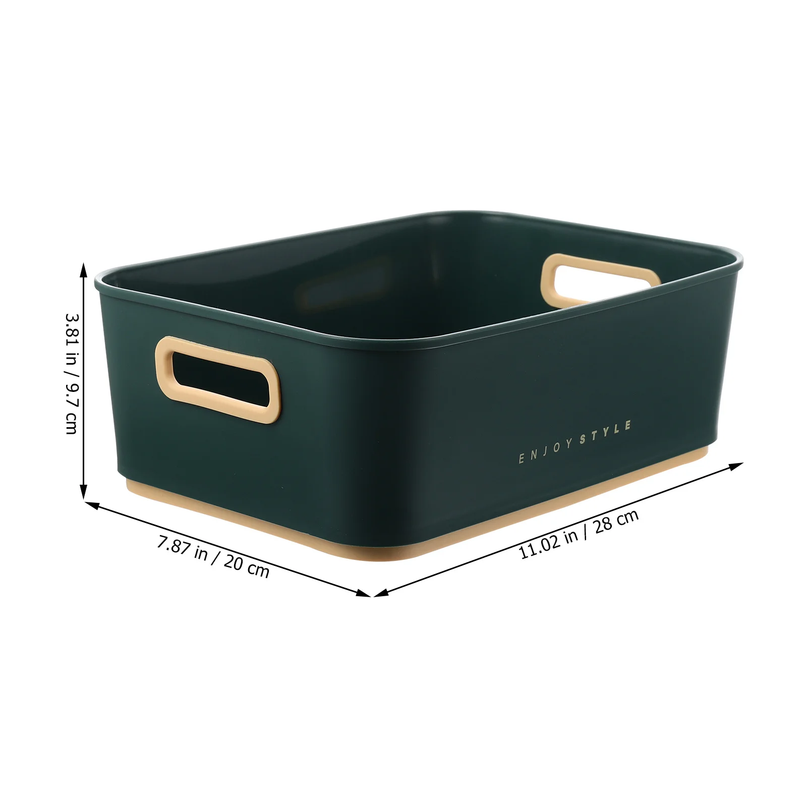 1 pçs recipiente de armazenamento do banheiro elegante cesta organizador para artigos diversos desktop arrumação economia espaço essencial