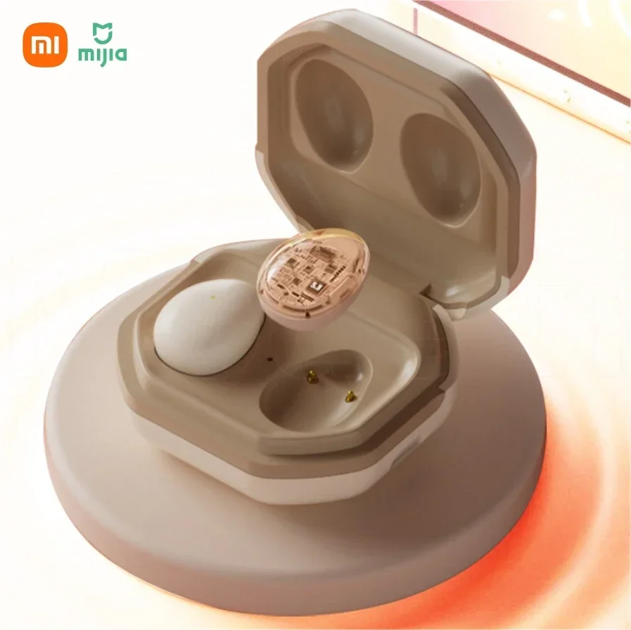 الأصلي Xiaomi MY001 النوم بلوتوث 5.3 سماعات صغيرة في الأذن الحد من الضوضاء العميقة غير مرئية عالية الصوت سماعات