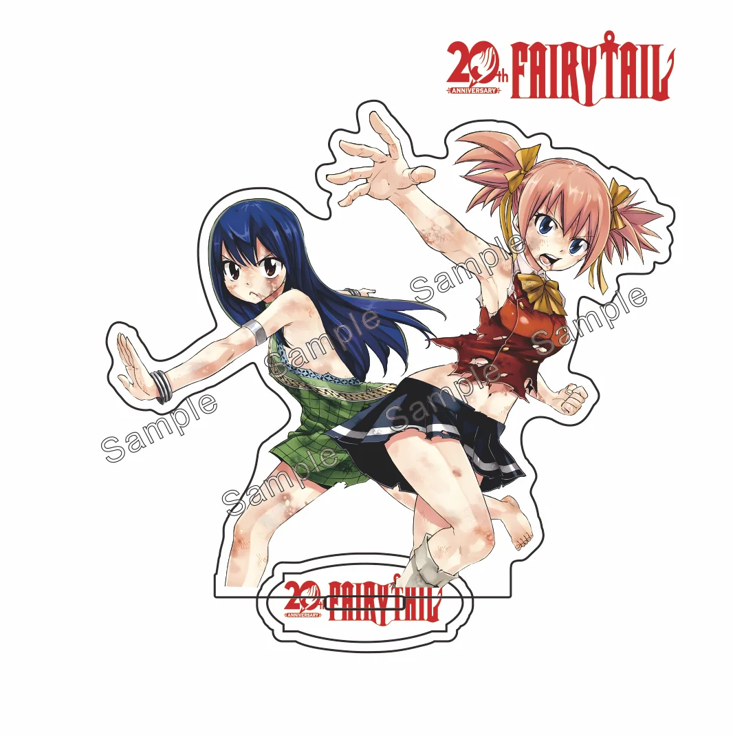 Fairy Tail 20th Anniversary Juvia Lockser Acrylic Stand Figure 15cm Desk Decoration Anime Collectible Model Toy Key Chain for Fa view 5