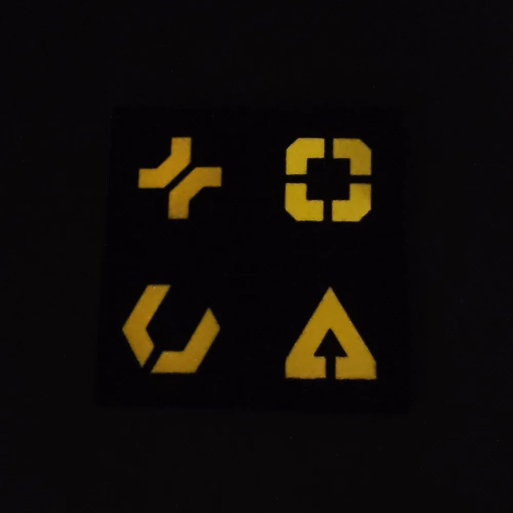 Game-related Embroidered Armbands, War 6 Tactical Badges, Outdoor Backpack Patches
