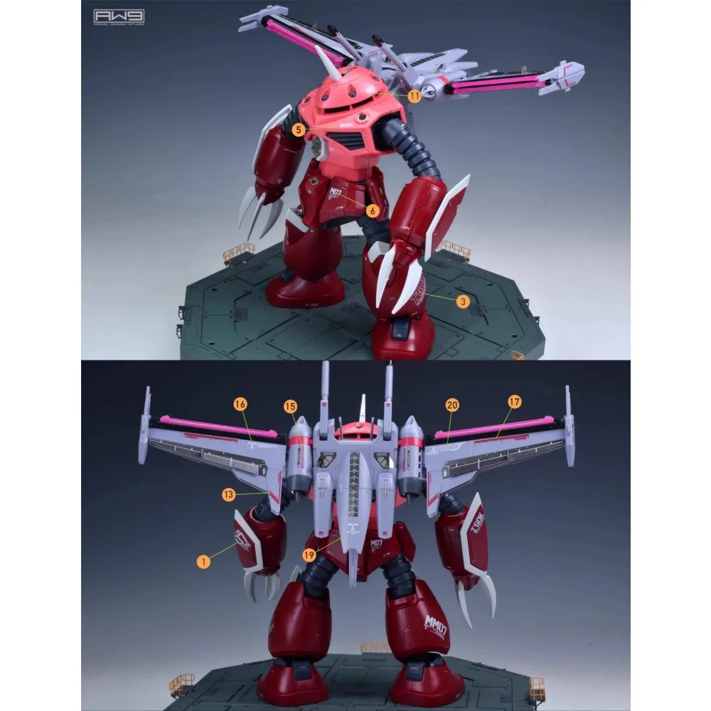 

Аксессуары для обновления модели MADWORKS SEED HG — детали и наклейки для травления S71 для HGCE 1/144 Z'GOK ZGMF-MM07