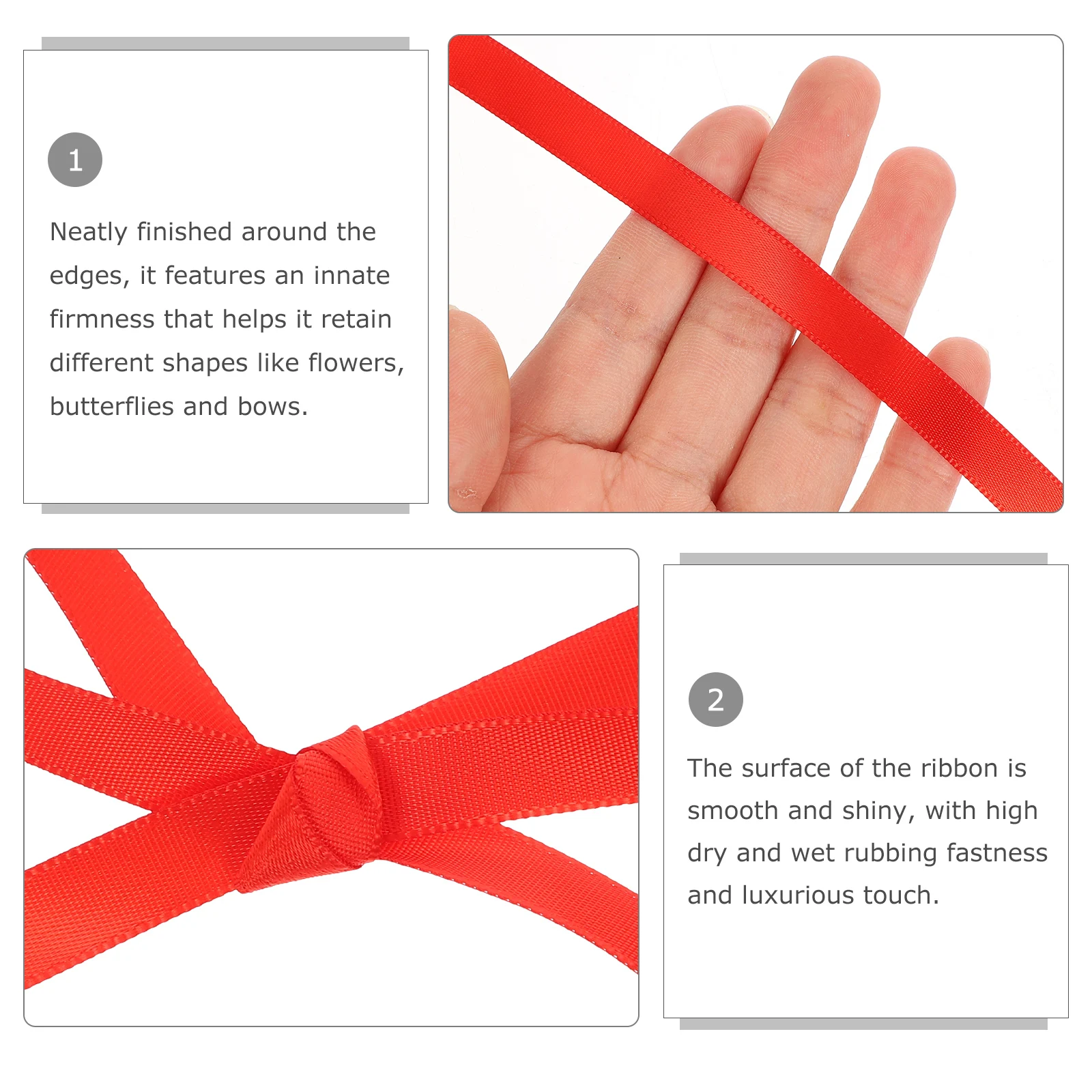 

1 Roll 30M Multi-Function Polyester Wrap Gift Packaging Craft Ribbon Household Festival Accessory Cuttable Washable