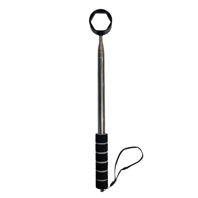 Golf Ball Retriever Golf Ball Pick Up Tools Telescopic Catcher Golf Training Aids Automatic Locking Scoop Picker Golf Ball