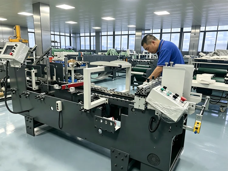 3A-450 Budget-Friendly Glue Machine Non-Contact Precision Glue Application for Crash-lock Bottom Boxes & Straight-line Boxes