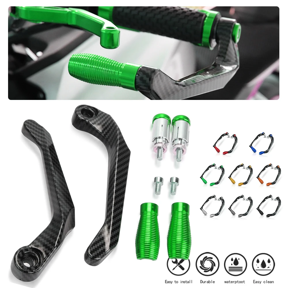 Para kawasaki zx6 zx6r zx 6r ZX-6R zx6rr ZX-6RR 2000-2020 2019 acessórios da motocicleta alavancas guarda protetor de freio embreagem guiador