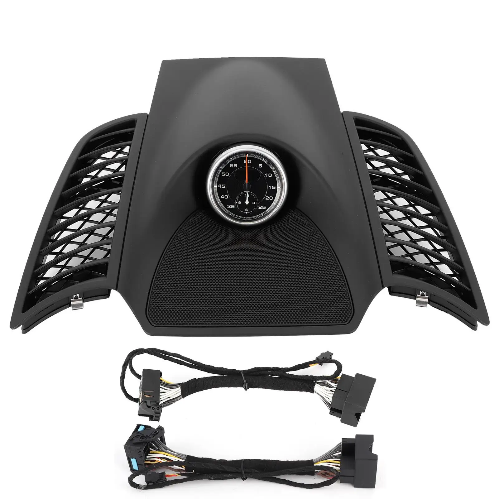 

Instrument Dashboard Panel Upper Cover Trim with Clock 958552189015Q0 Fit for Porsche 2011-2017